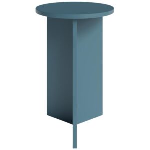 MOJO Petrolejově modrý vysoký kulatý odkládací stolek MINIMAL 39