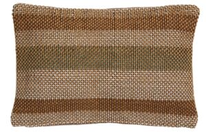 Béžovo-zelený povlak na polštář Kave Home Lunet 40 x 60 cm