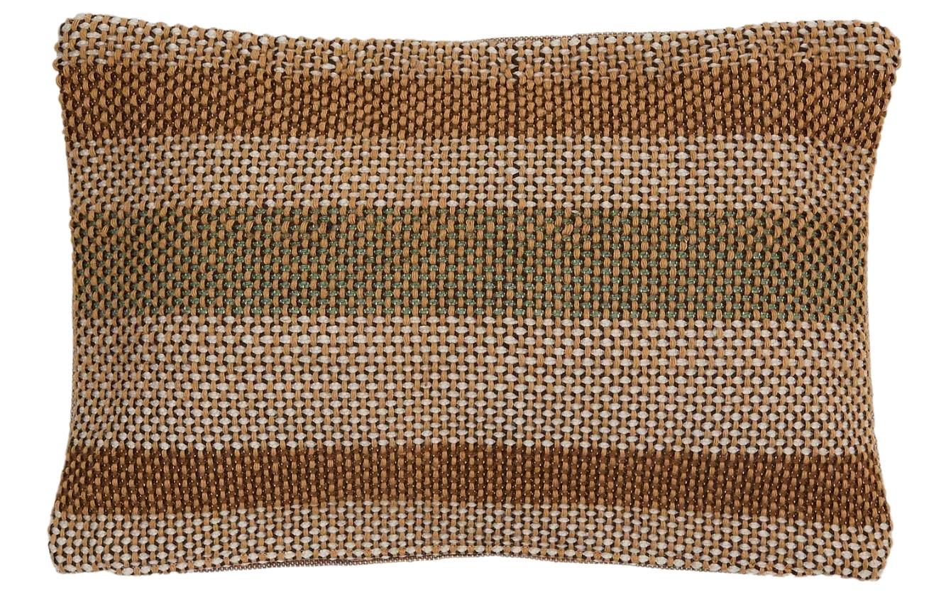 Béžovo-zelený povlak na polštář Kave Home Lunet 40 x 60 cm