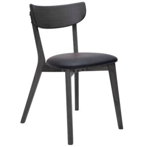 Černá dubová jídelní židle Unique Furniture Pero
