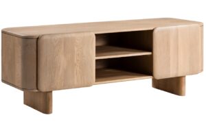 Dubový TV stolek MICADONI Aggie 140 cm