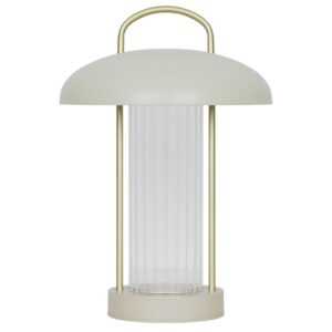 Nordlux Béžová kovová stolní LED lampa Mirano